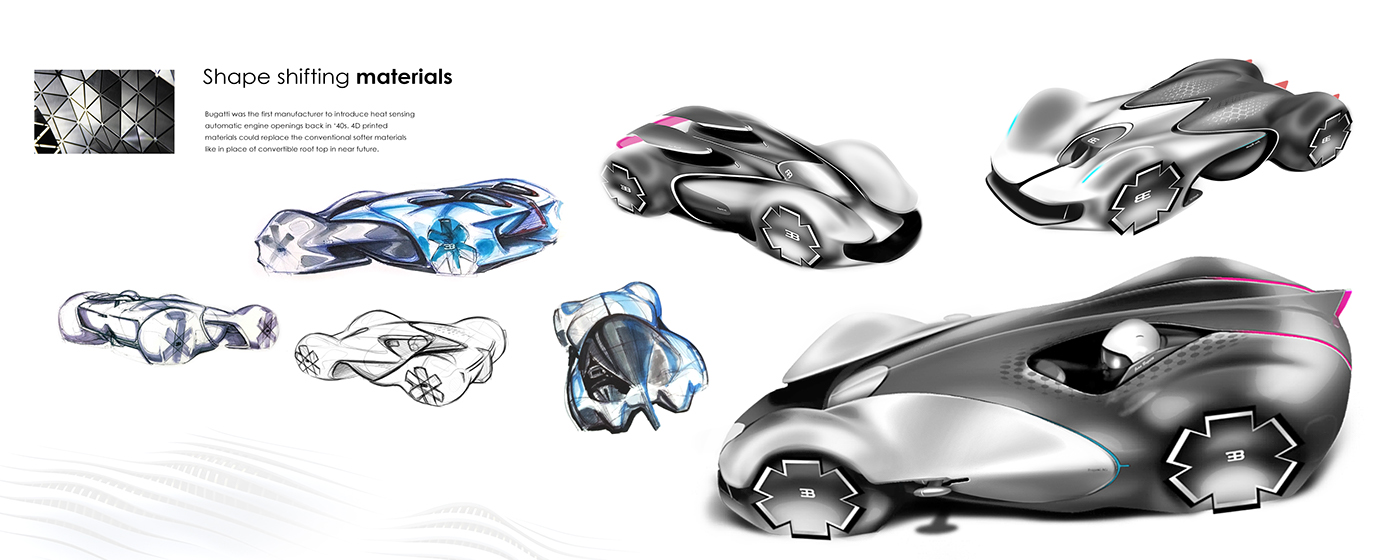 Hand drawn，automobile，concept，