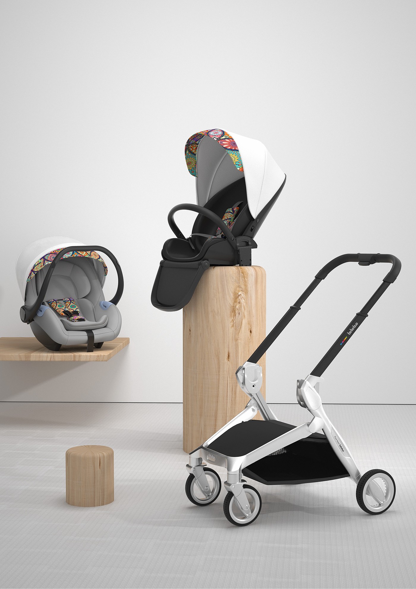Butong Internet of things technology (Shanghai) Co., Ltd，2020 CGD contemporary good design award，Baby stroller，