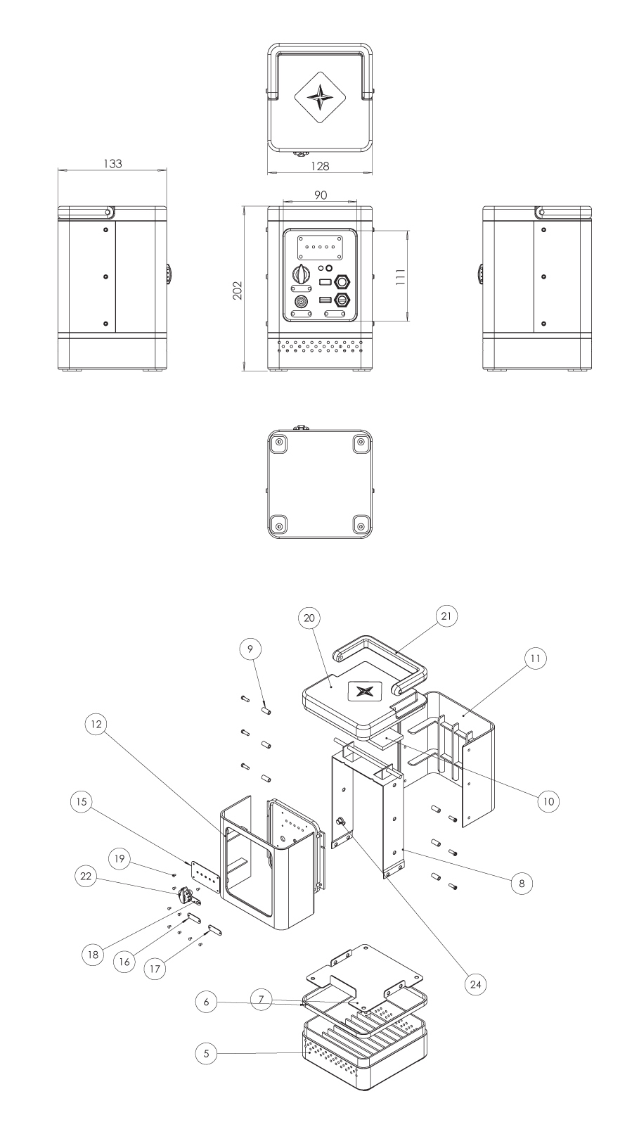 Barebones Power Cube - 普象网