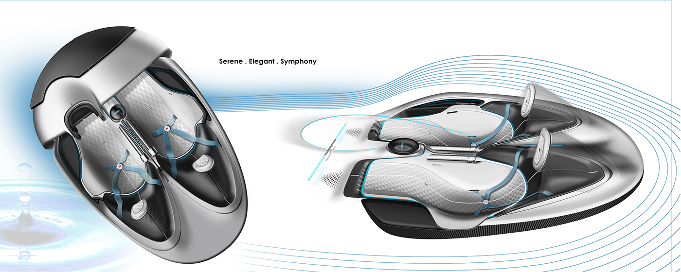 Hand drawn，automobile，concept，