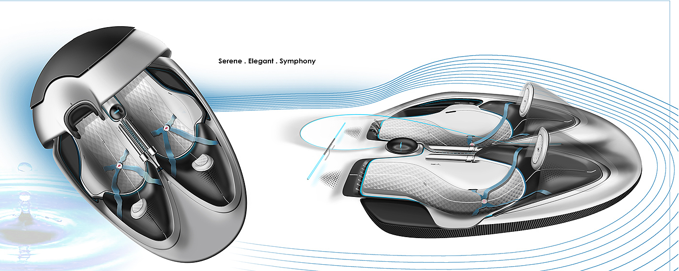 Hand drawn，automobile，concept，