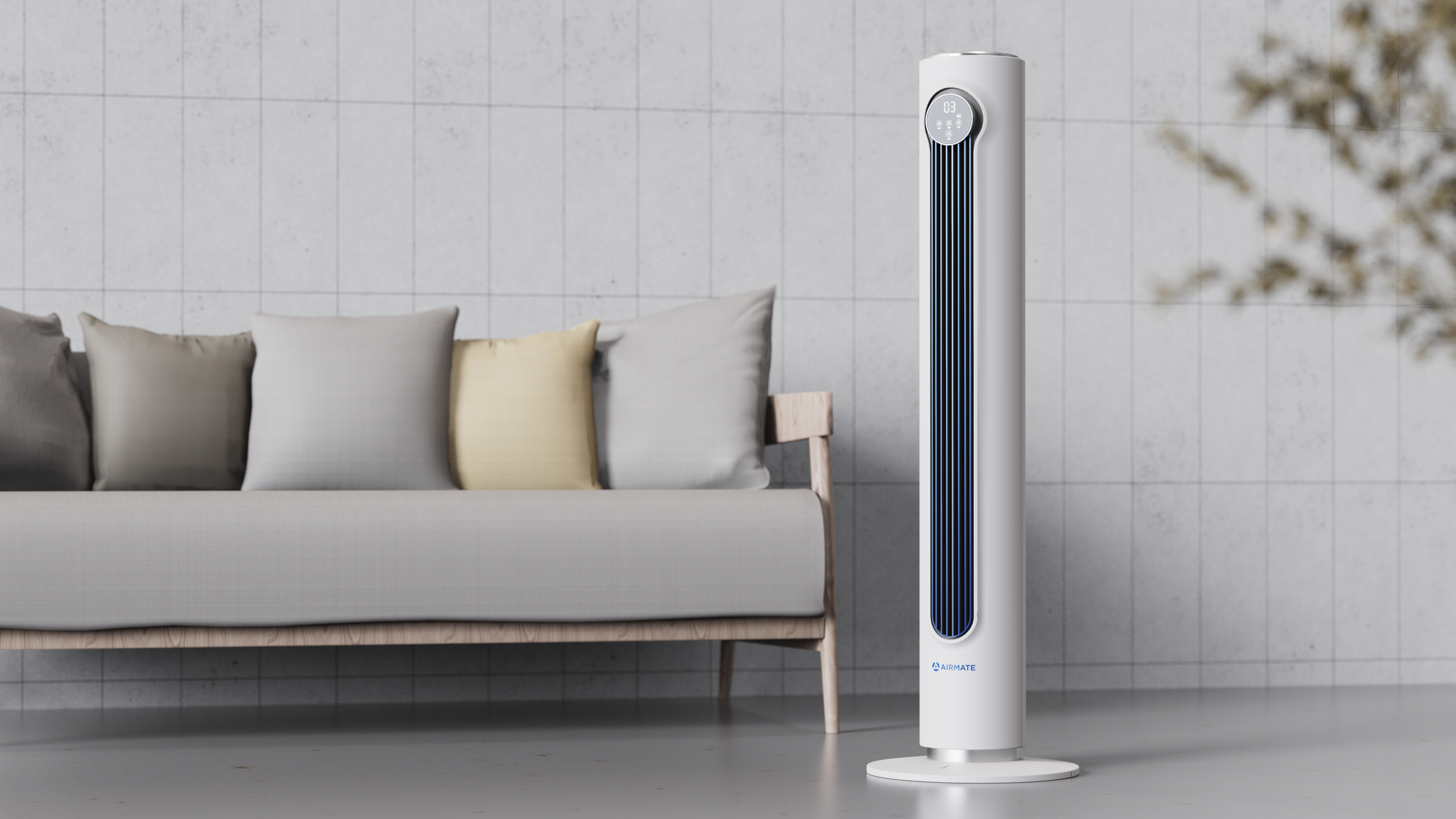 electric fan，Leafless fan，Nanfeng industrial design，Circulation fan，air conditioner，