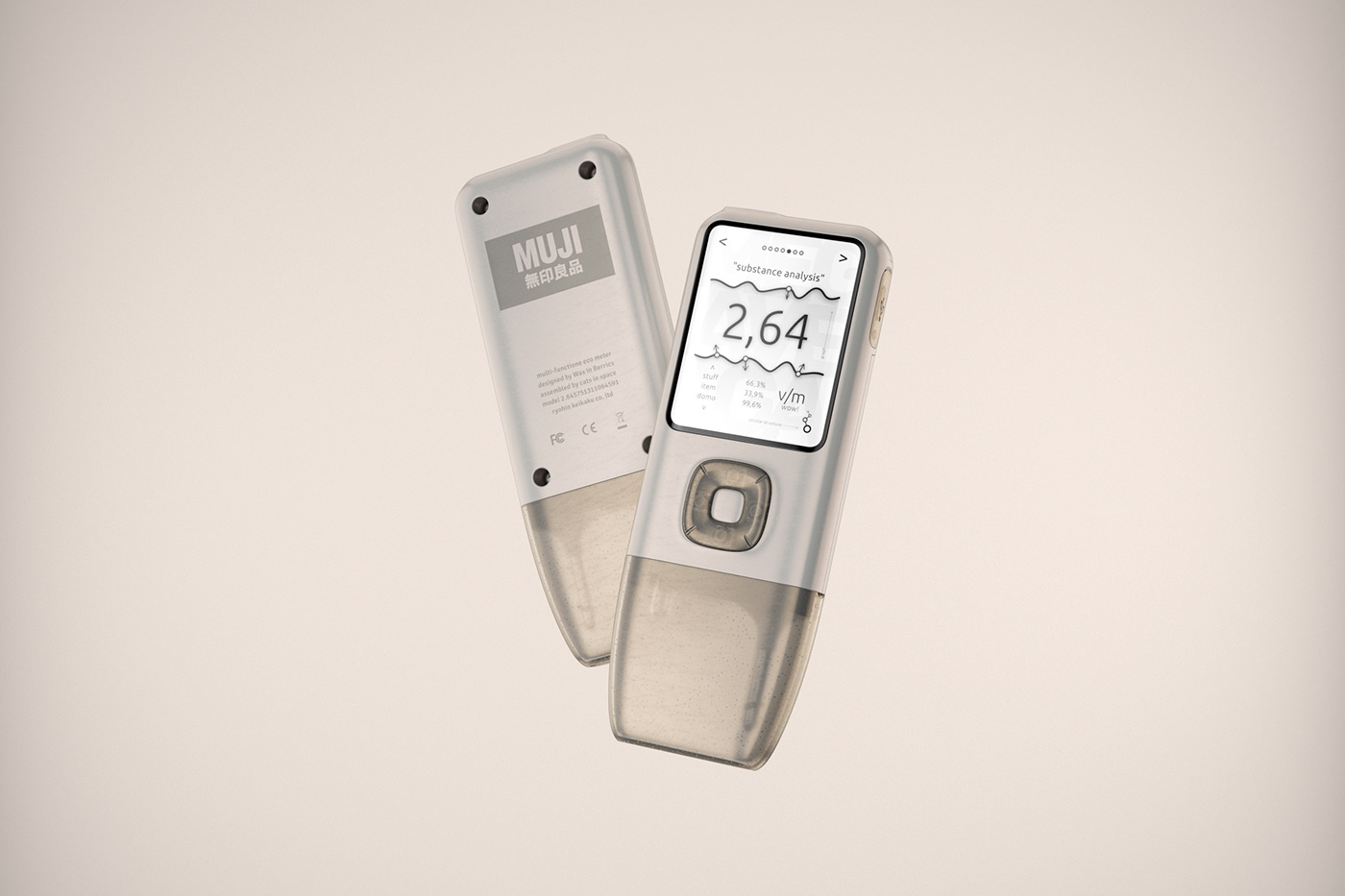 muji，CAD modeling，monitor，personal，analysis，