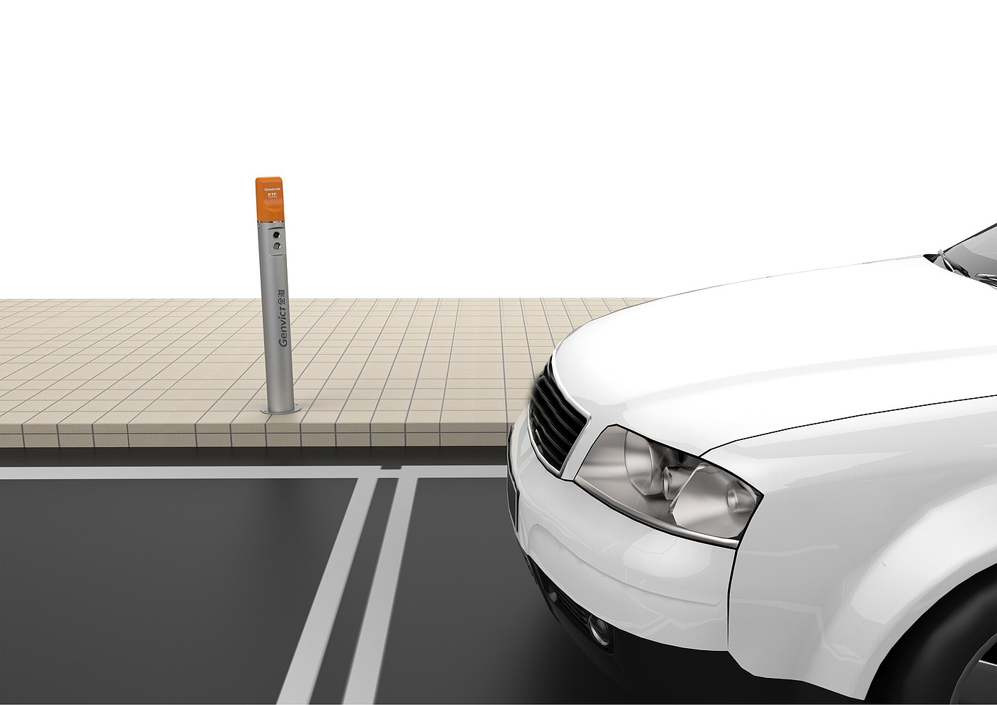 Etc video toll pile，2020 CGD contemporary good design award，Shenzhen Jinyi Technology Co., Ltd，Intelligent device，