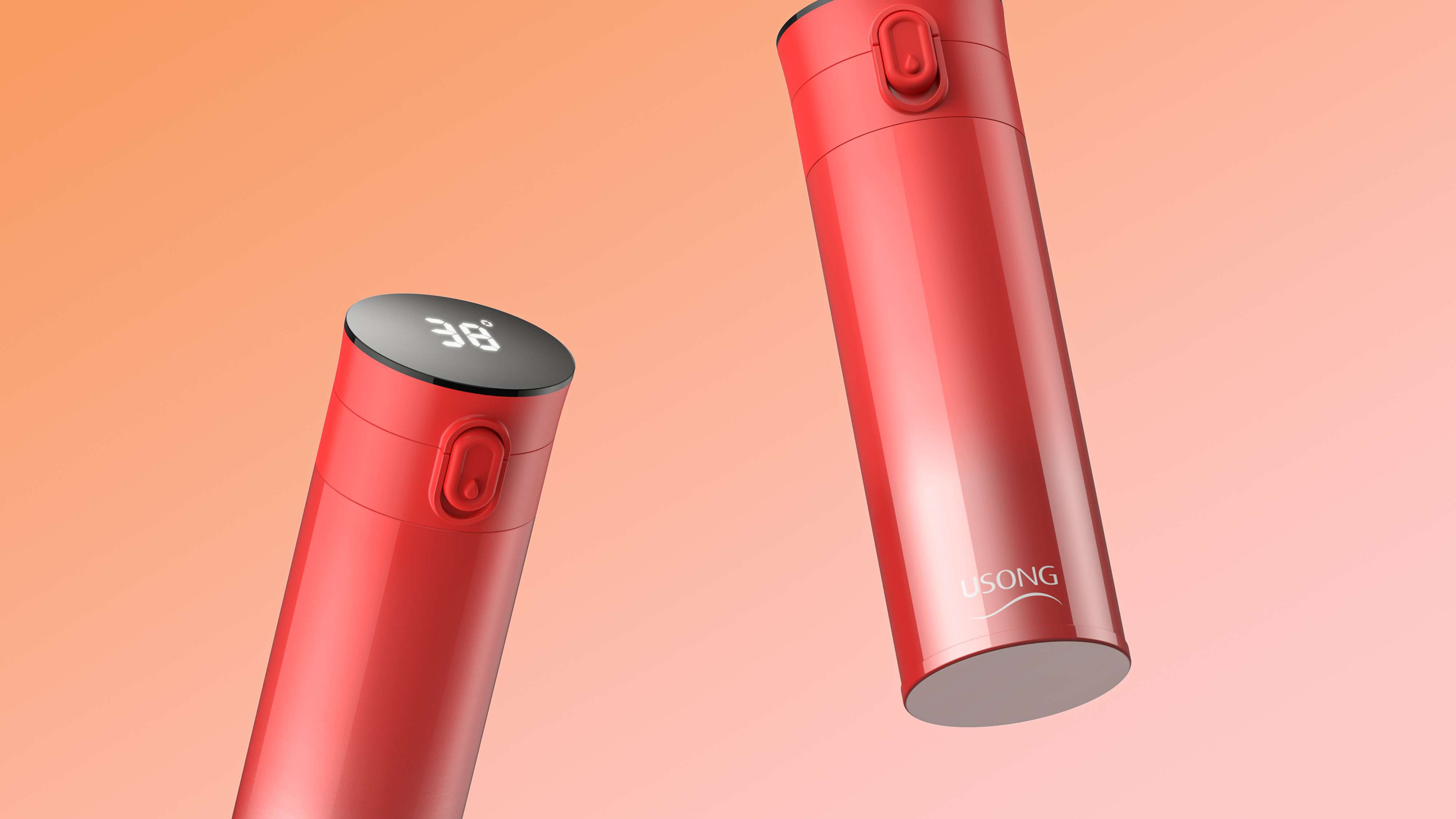 industrial design，product design，vacuum cup，Gradual change，