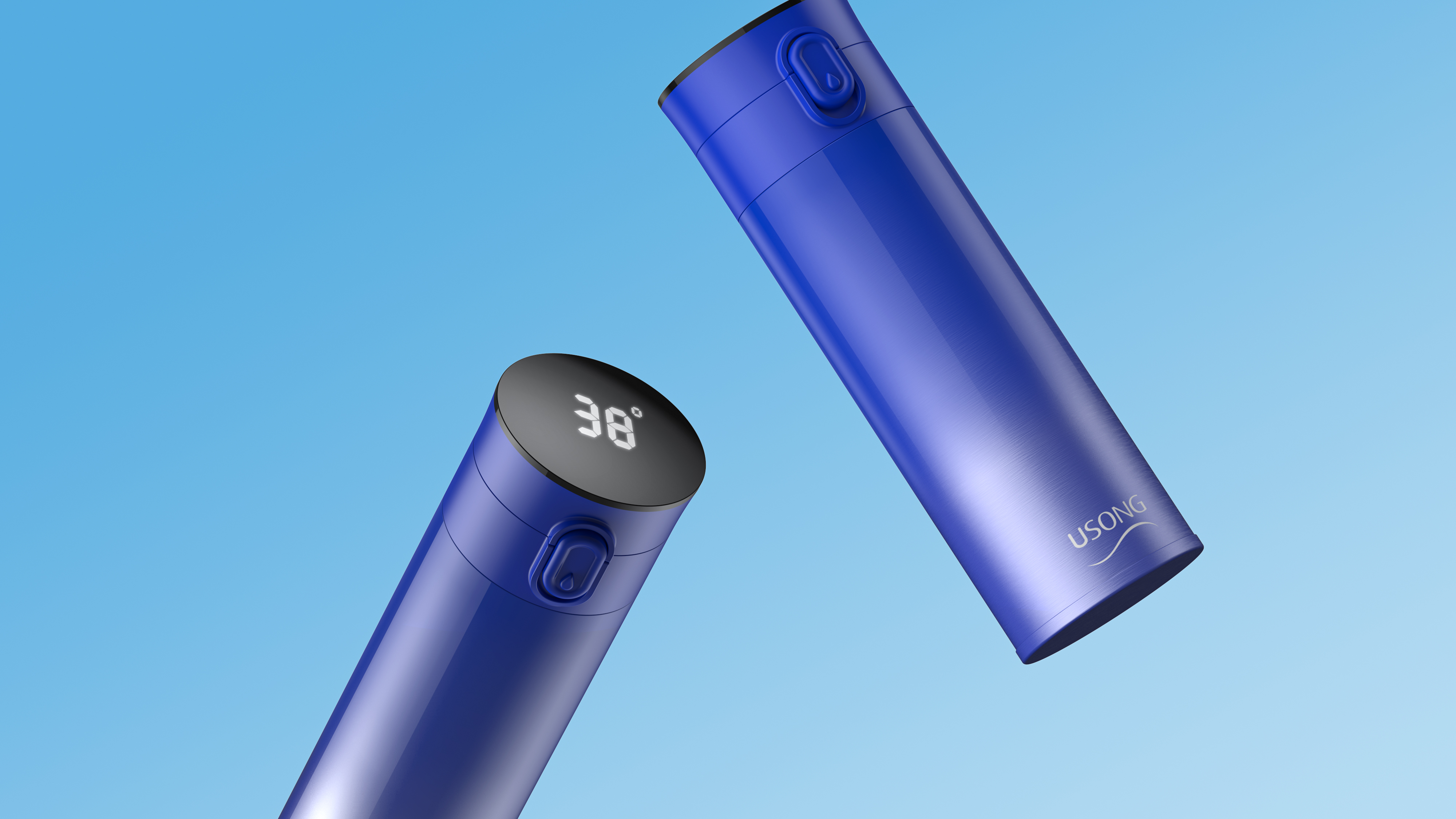 industrial design，product design，vacuum cup，Gradual change，