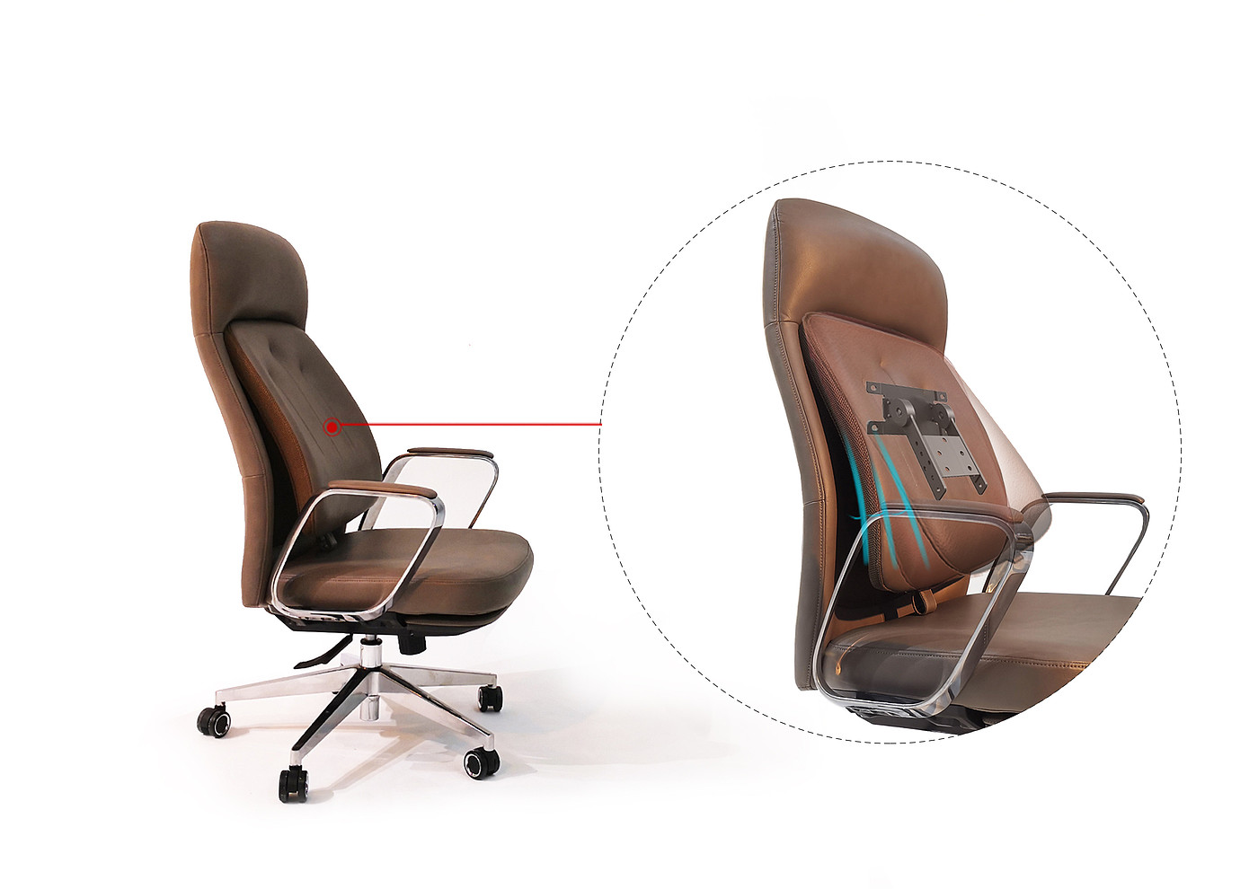 Henglin home furnishing Co., Ltd，2020 CGD contemporary good design award，Office chair，Shanghai feeling industrial product design Co., Ltd，