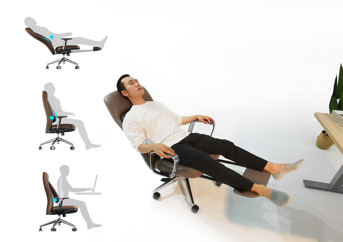 Henglin home furnishing Co., Ltd，2020 CGD contemporary good design award，Office chair，Shanghai feeling industrial product design Co., Ltd，