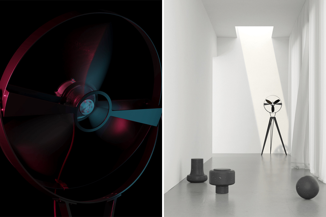 Electric fan，Streamline，aura，Sustainability，outdoor，