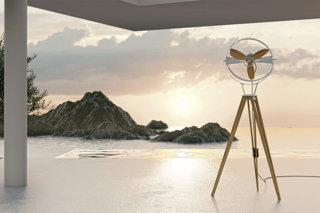 Electric fan，Streamline，aura，Sustainability，outdoor，