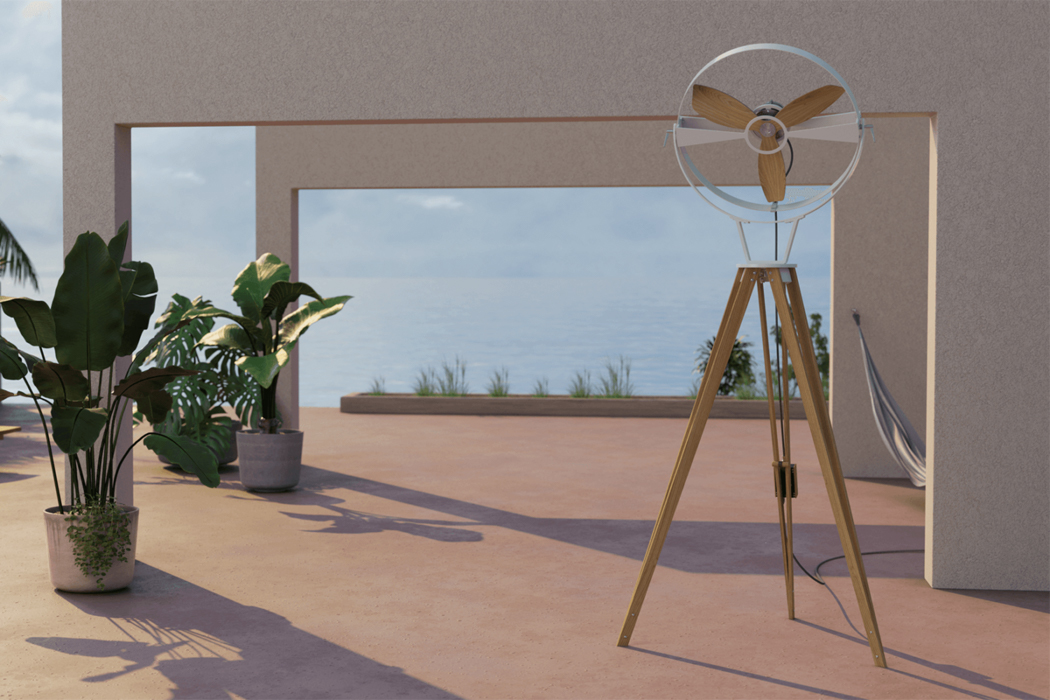 Electric fan，Streamline，aura，Sustainability，outdoor，