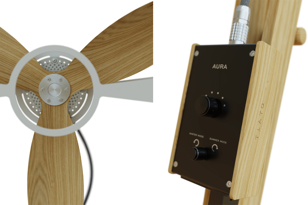 Electric fan，Streamline，aura，Sustainability，outdoor，