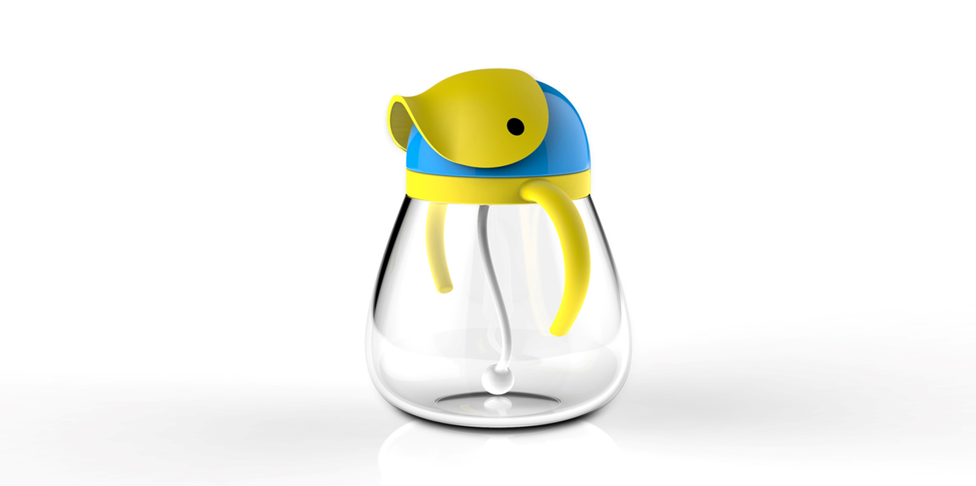 Baby bottle, little penguin，