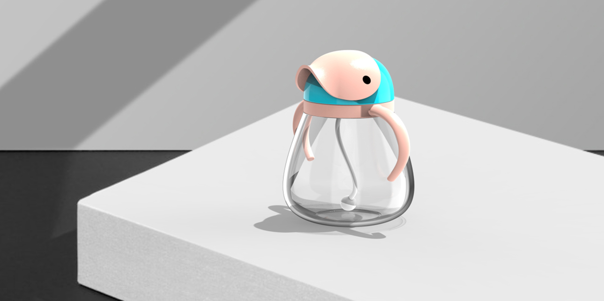 Baby bottle, little penguin，