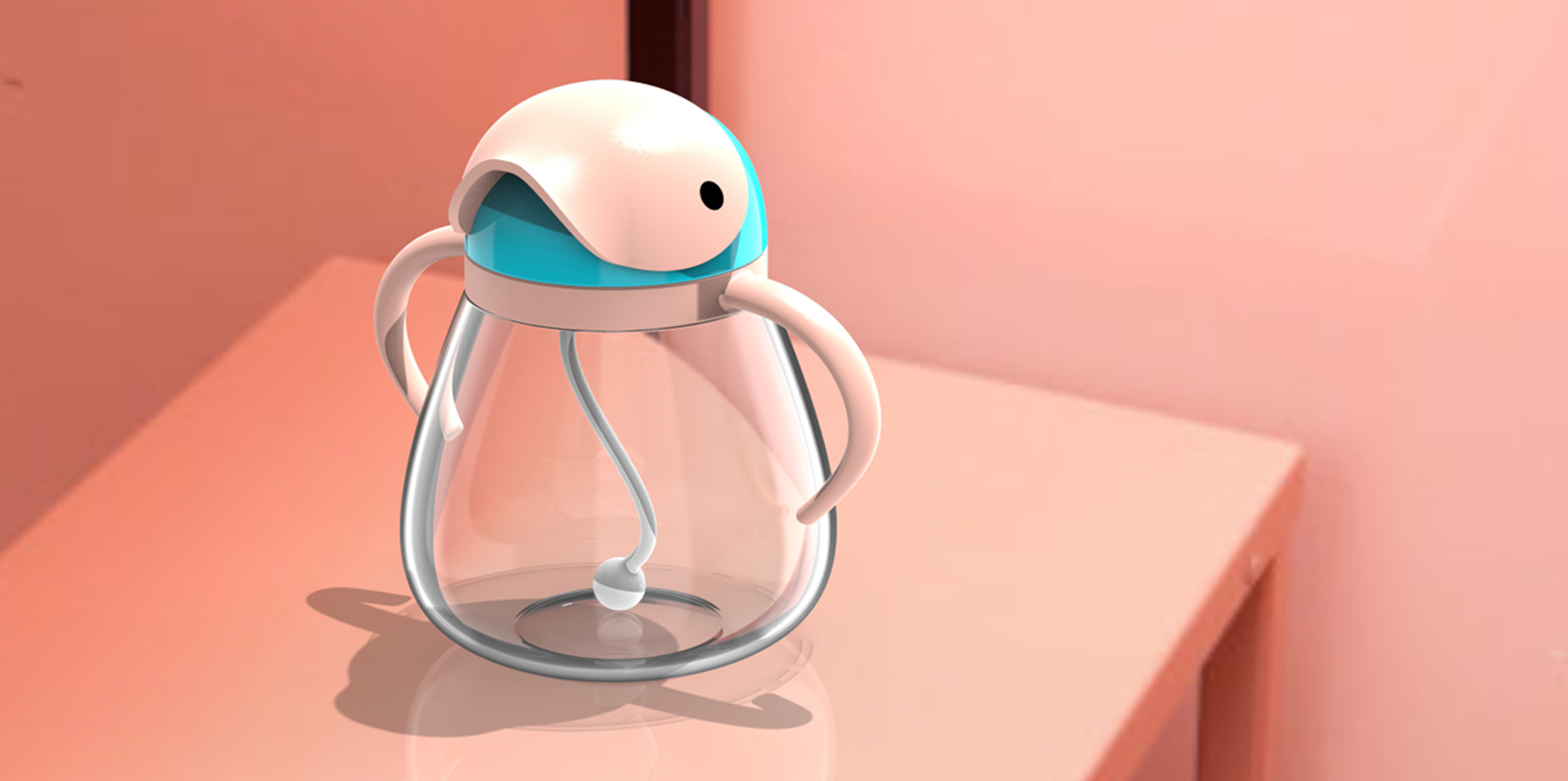 Baby bottle, little penguin，