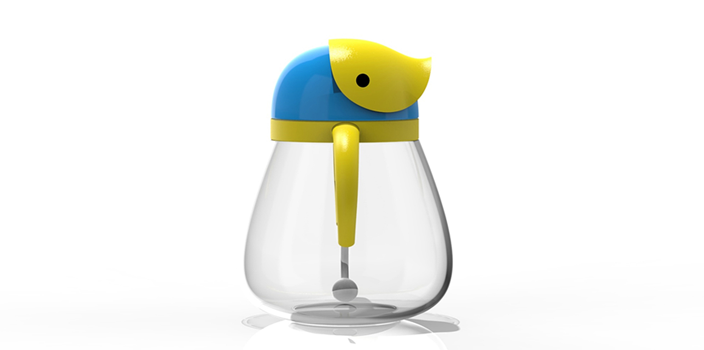 Baby bottle, little penguin，