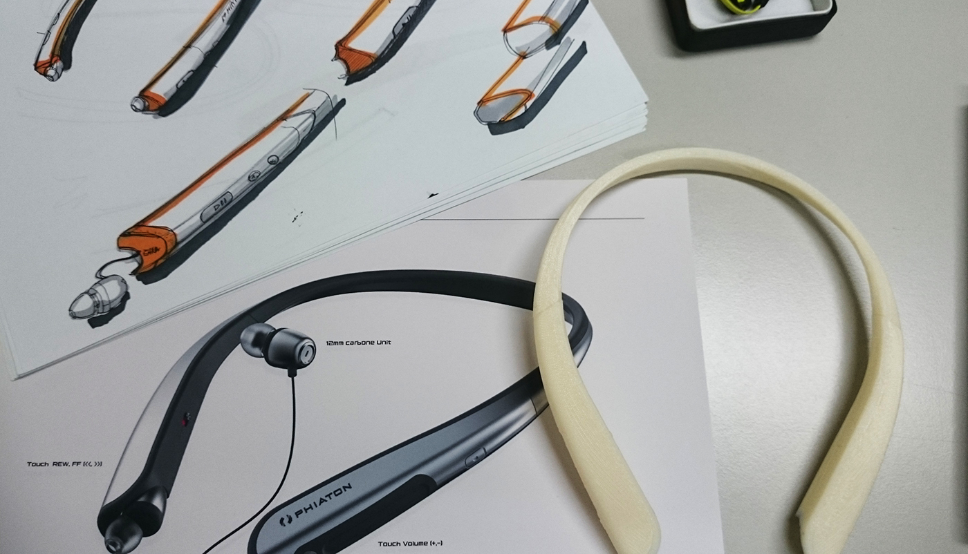 phiaton，Bluetooth headset，BT 150NC，Neck hanging in ear type，Yafeitong，