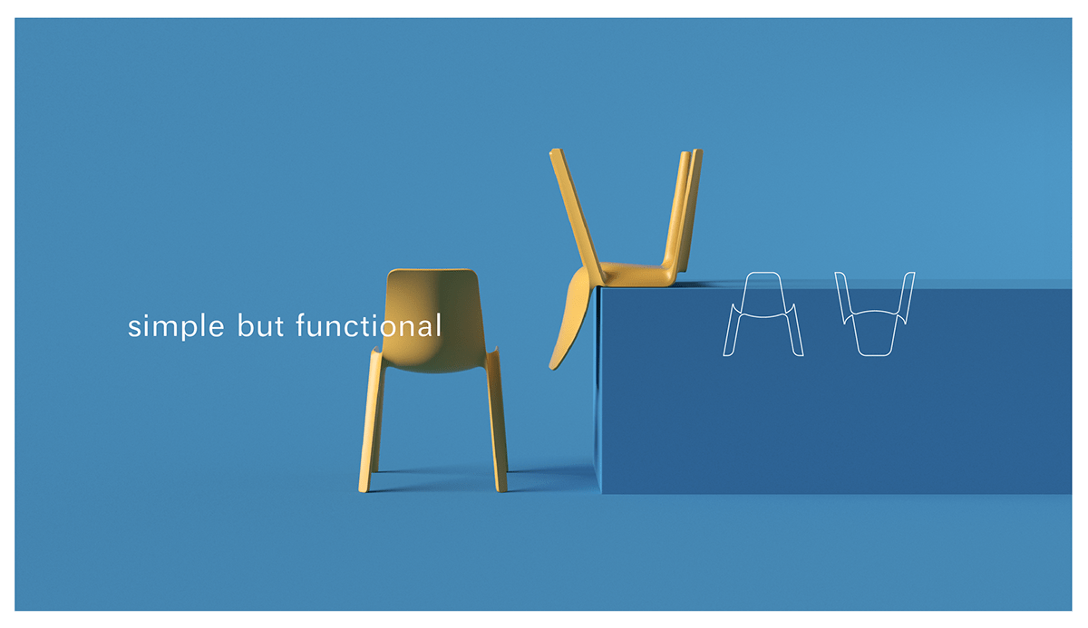 chair，Stack，Integrated，