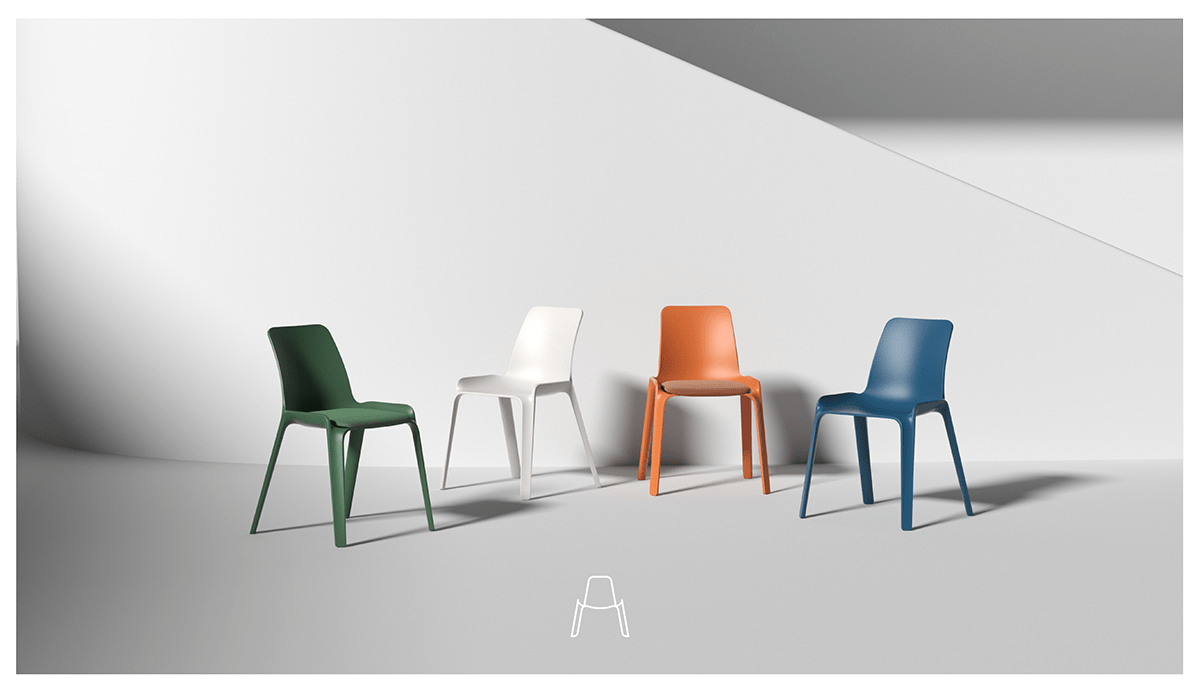 chair，Stack，Integrated，