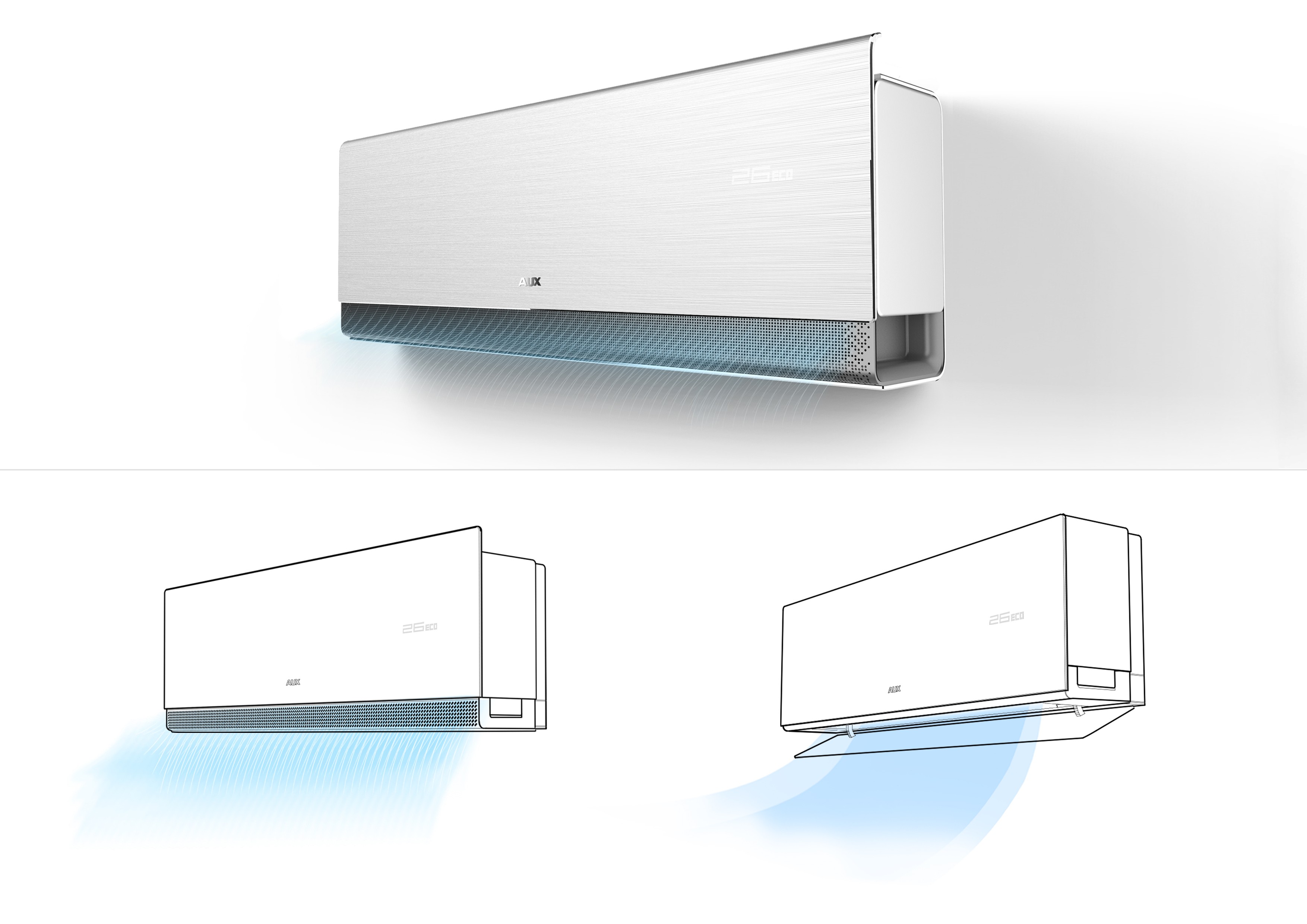 air conditioner，2020 CGD contemporary good design award，Ningbo oaks Electric Co., Ltd，