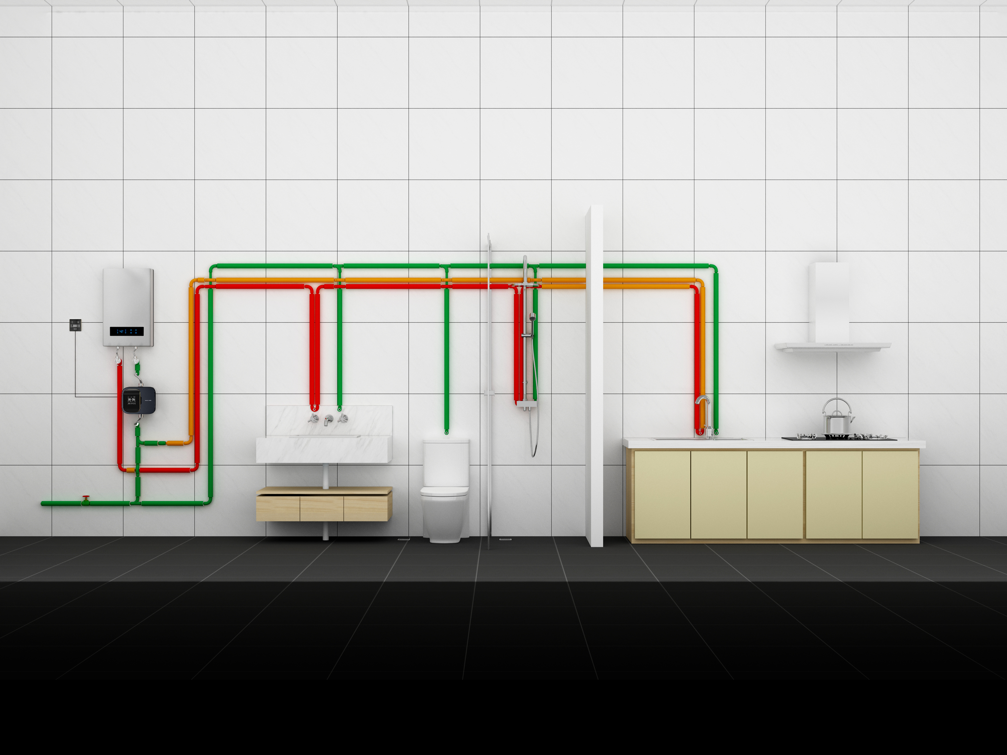 Intelligent device，2020 CGD contemporary good design award，Zhejiang Weixing new building materials Co., Ltd，