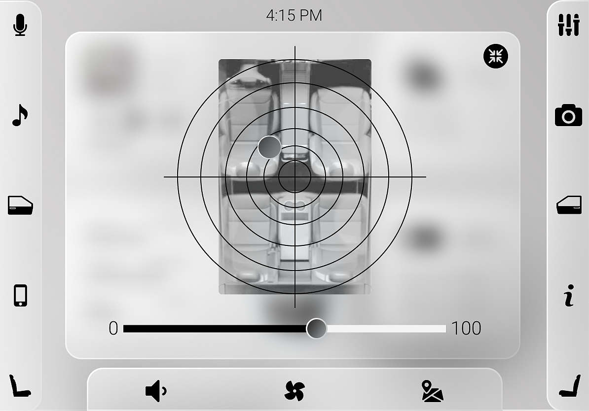 Car screen UI concept - 普象网