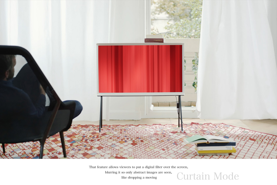 Samsung，television，Screen saver，Curtain mode，