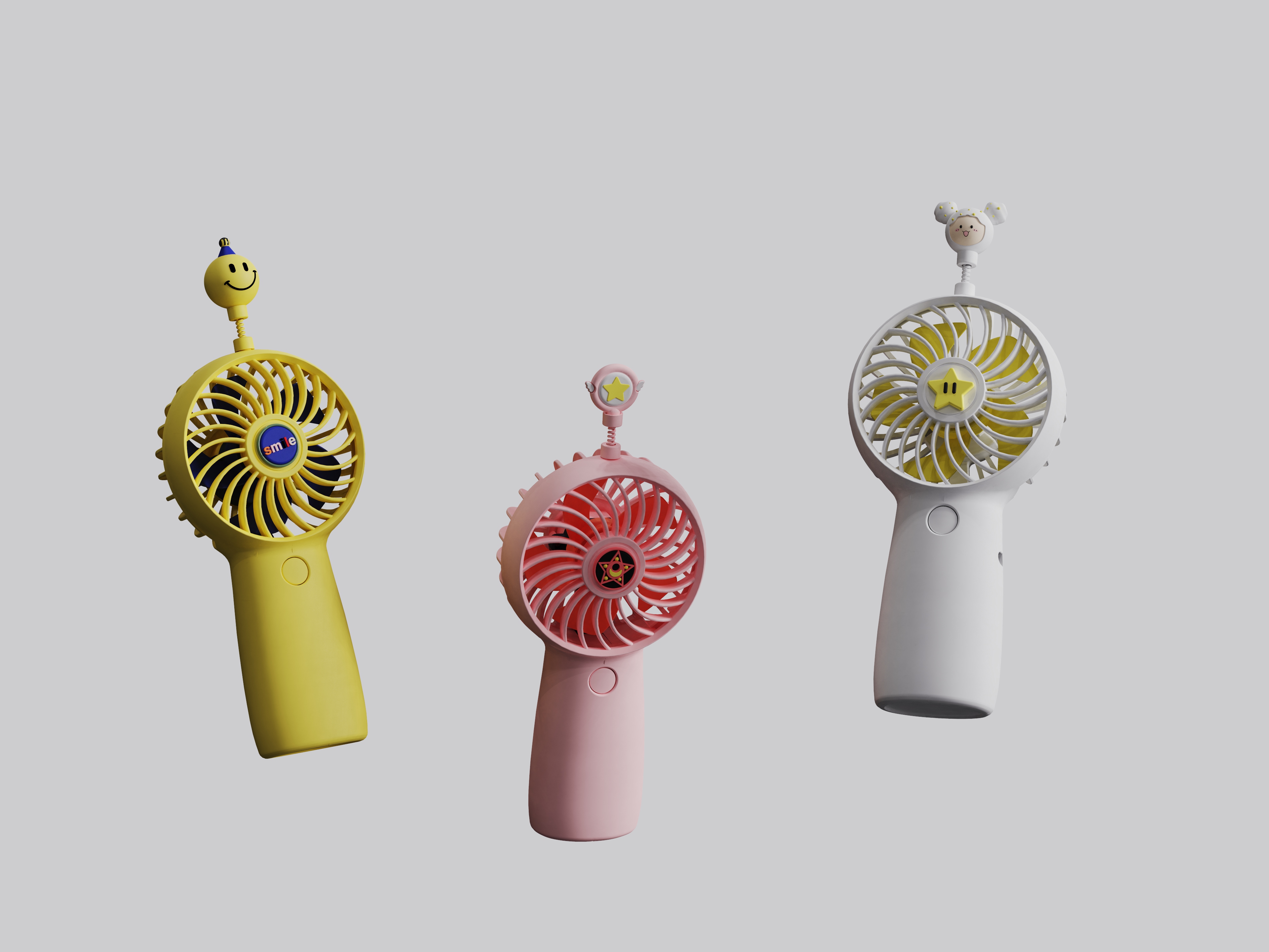 Fan，Night light，Cartoon，