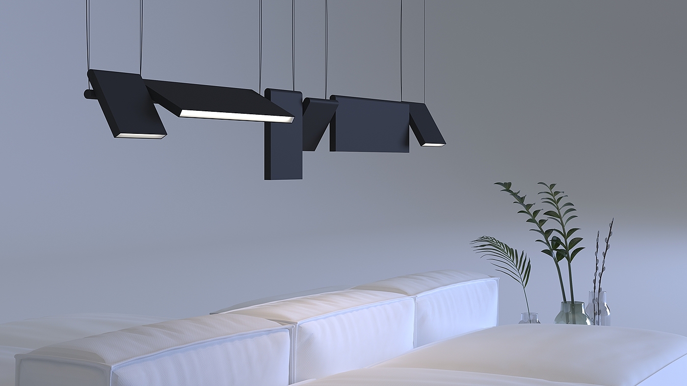Lamp design，a chandelier，Home design，