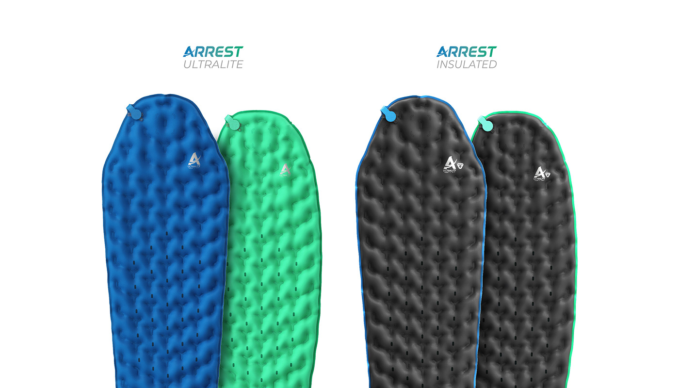 Arrest Air，Inflatable mattress，Outdoor equipment，industrial design，