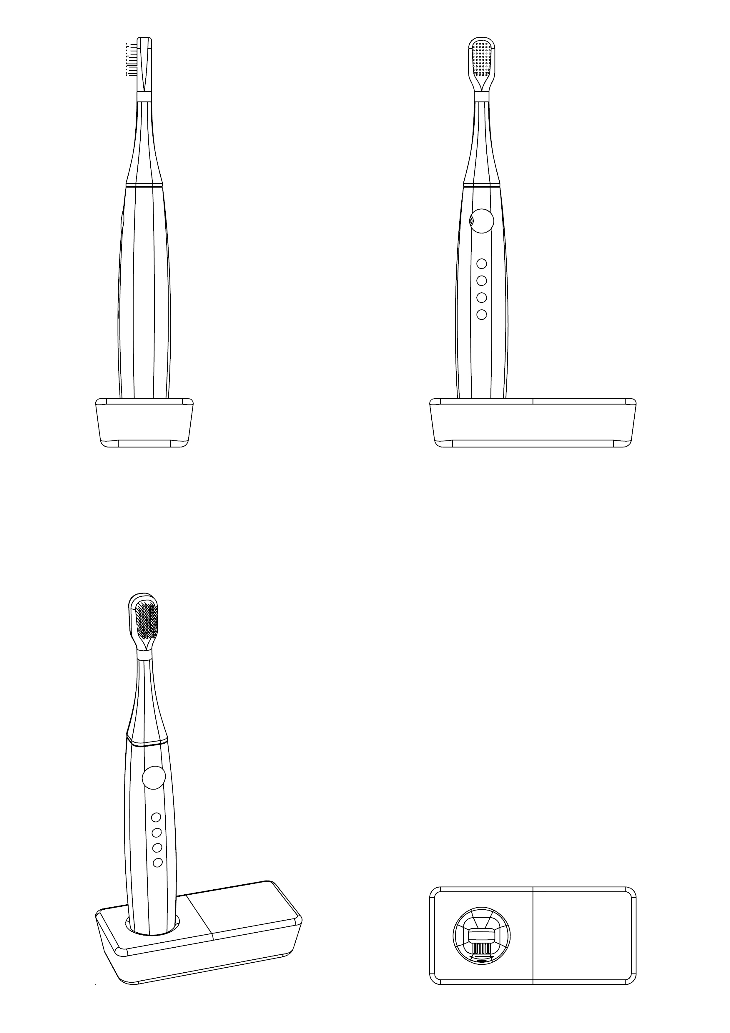 牙刷工业设计手绘图片