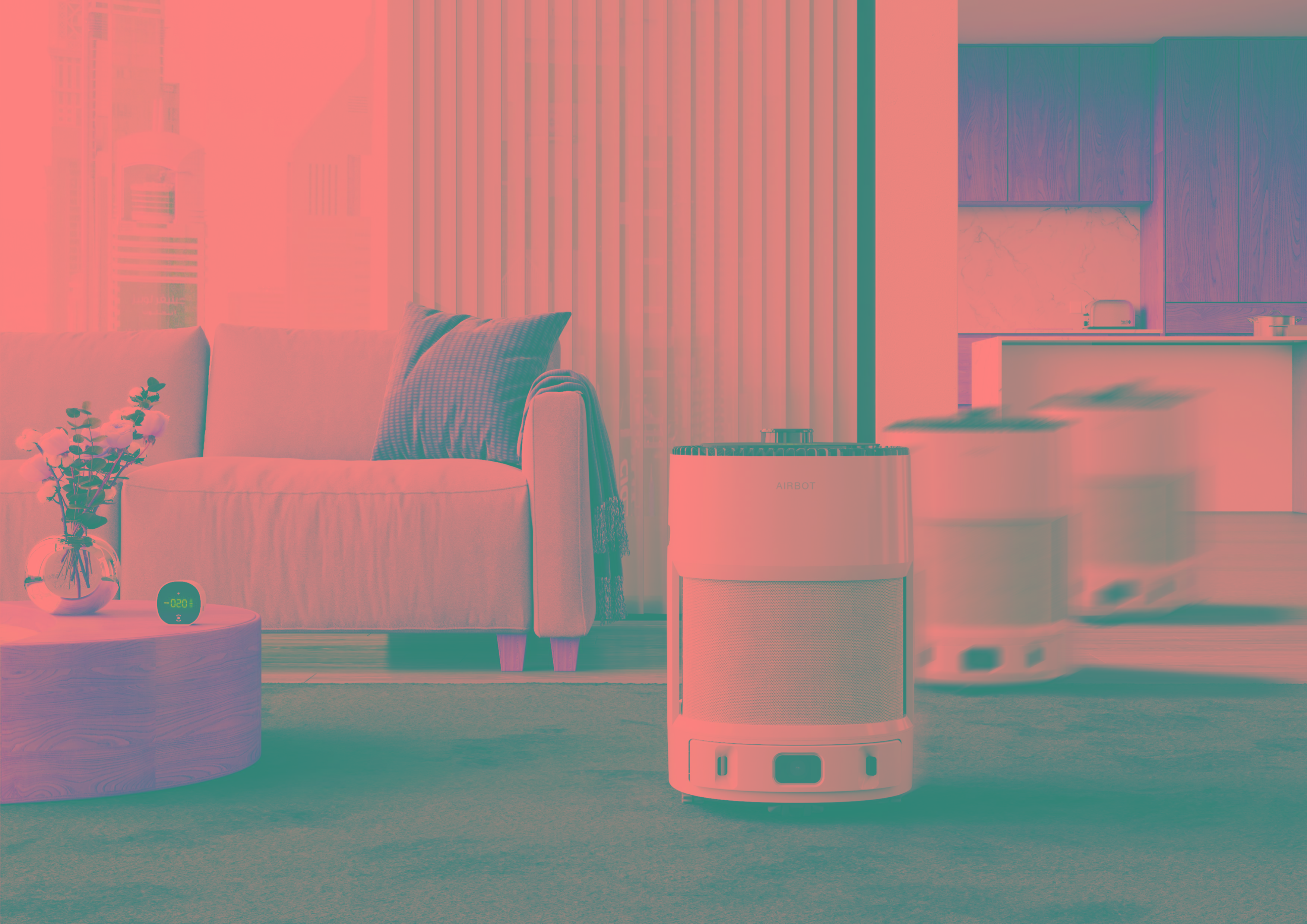 Intelligent device，Air purification robot，2020 CGD contemporary good design award，Kovos robot Co., Ltd，