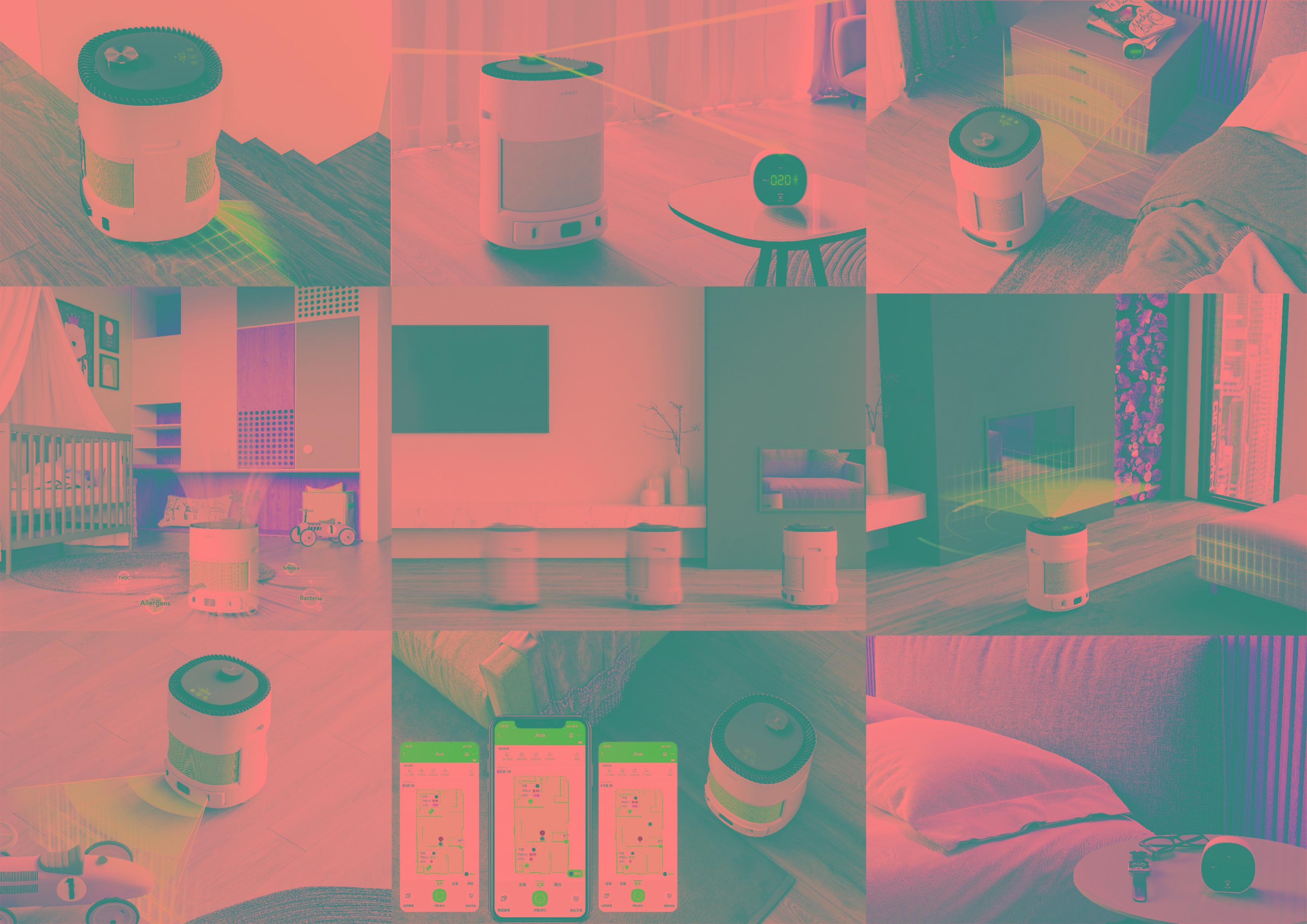 Intelligent device，Air purification robot，2020 CGD contemporary good design award，Kovos robot Co., Ltd，