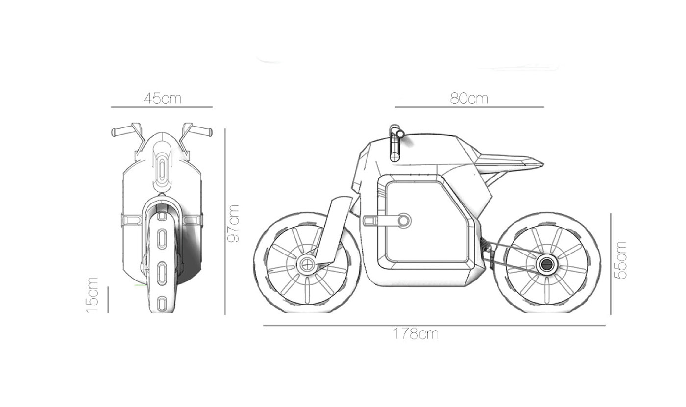 e- box，Electric vehicle，3 - 4 batteries，Charging module，