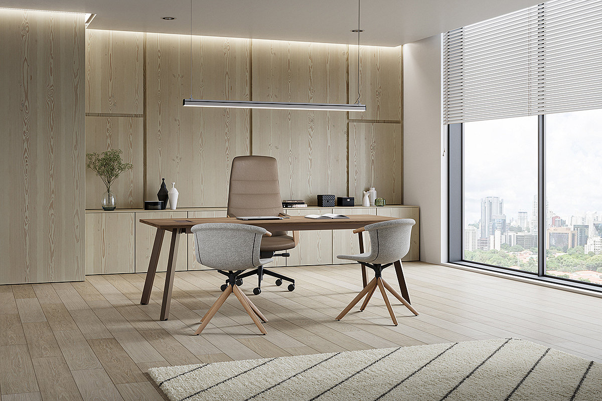 to work in an office，furniture，cgi，