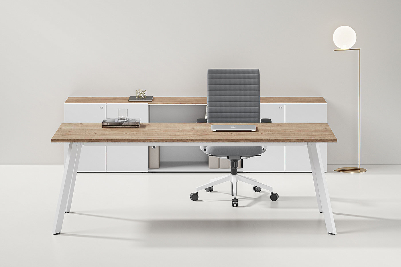 to work in an office，furniture，cgi，