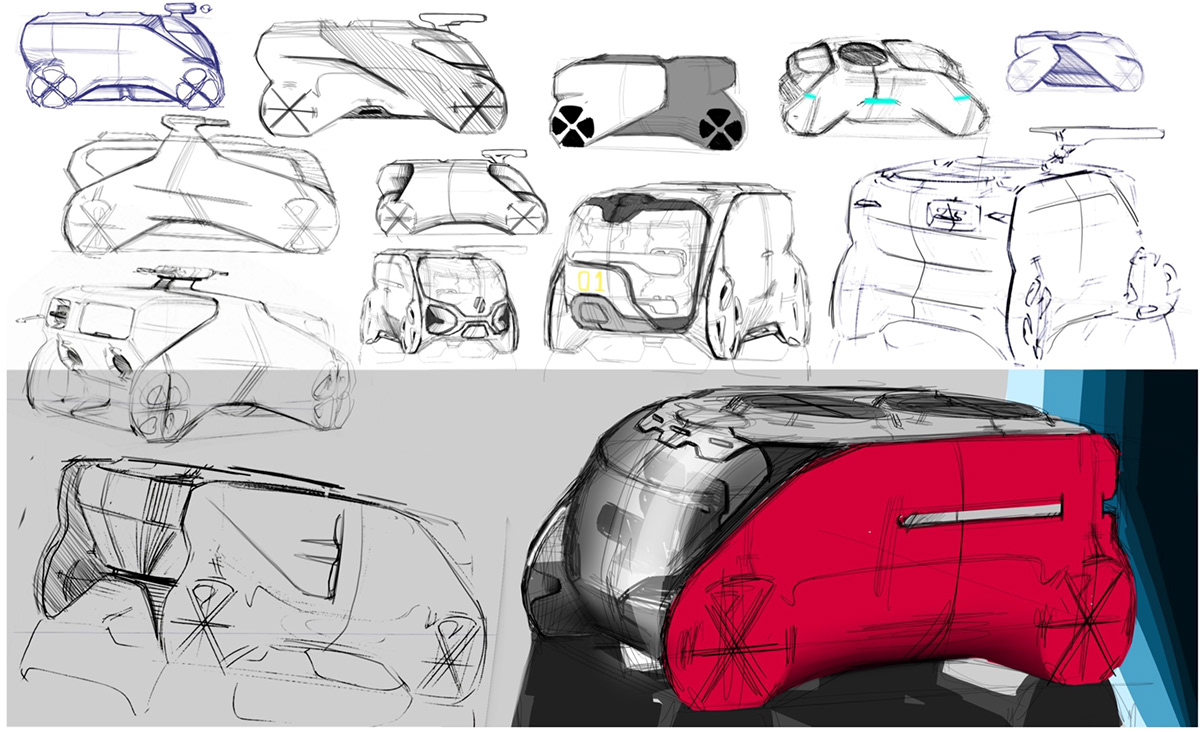 fire engine，automobile，UAV，