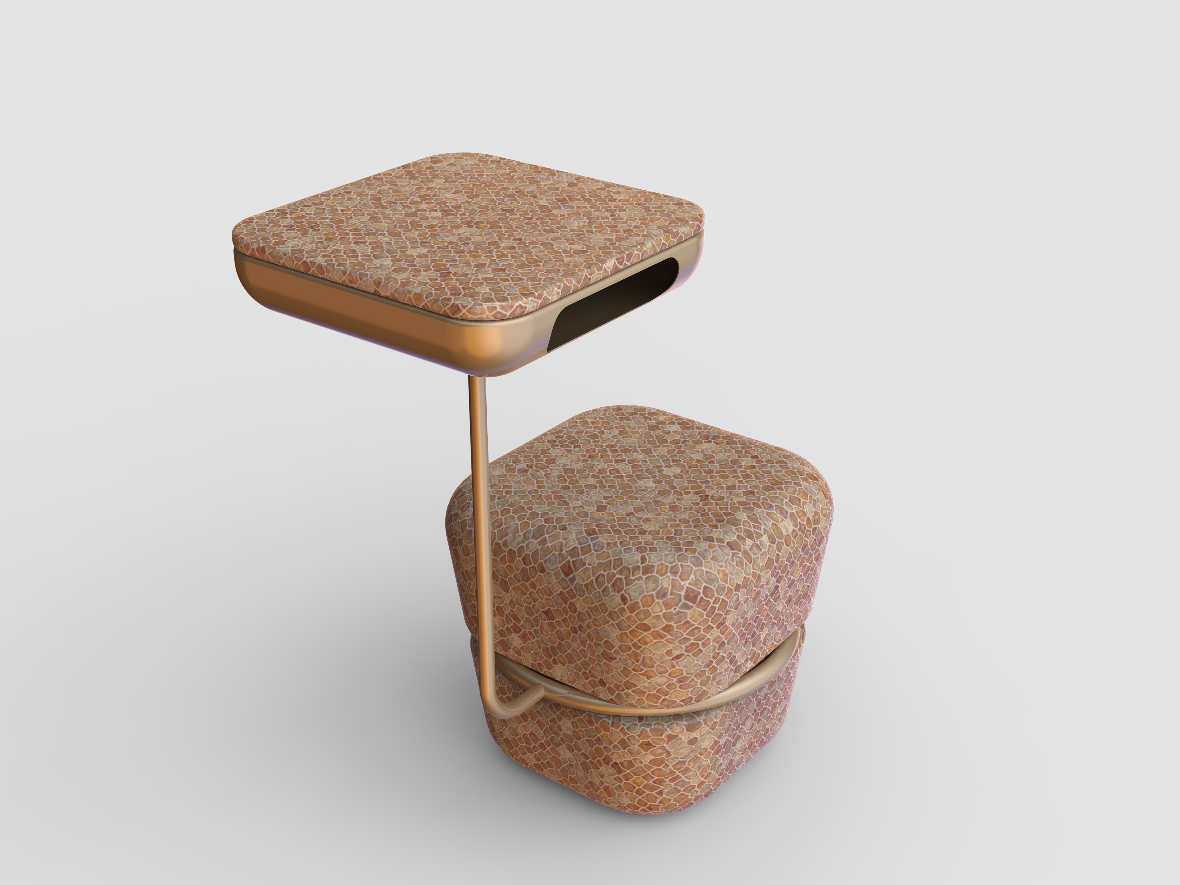 Sit on a soft stool and work anytime, anywhere，