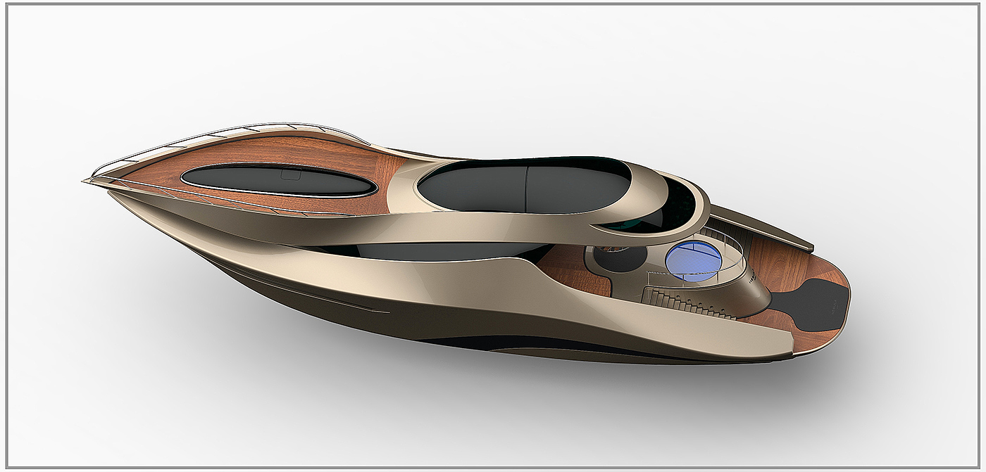 Yacht appreciation，Nebula，Super concept，yacht，