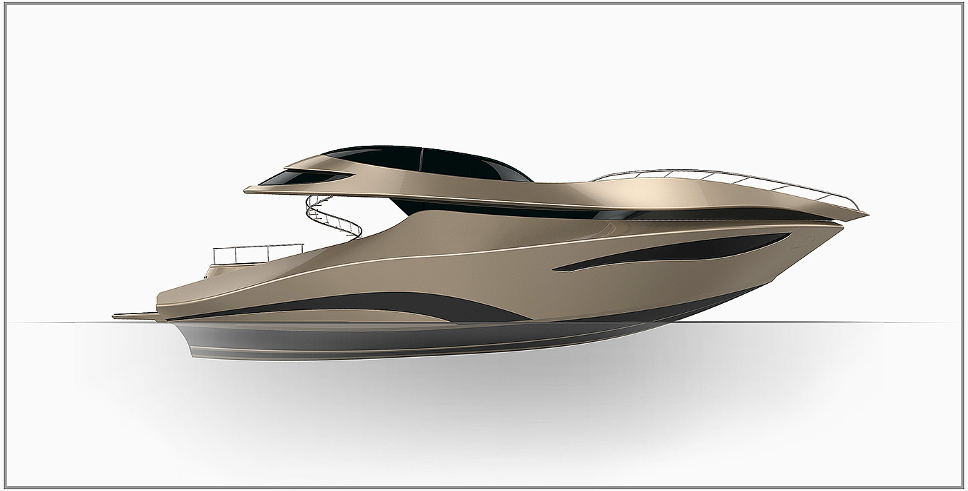 Yacht appreciation，Nebula，Super concept，yacht，