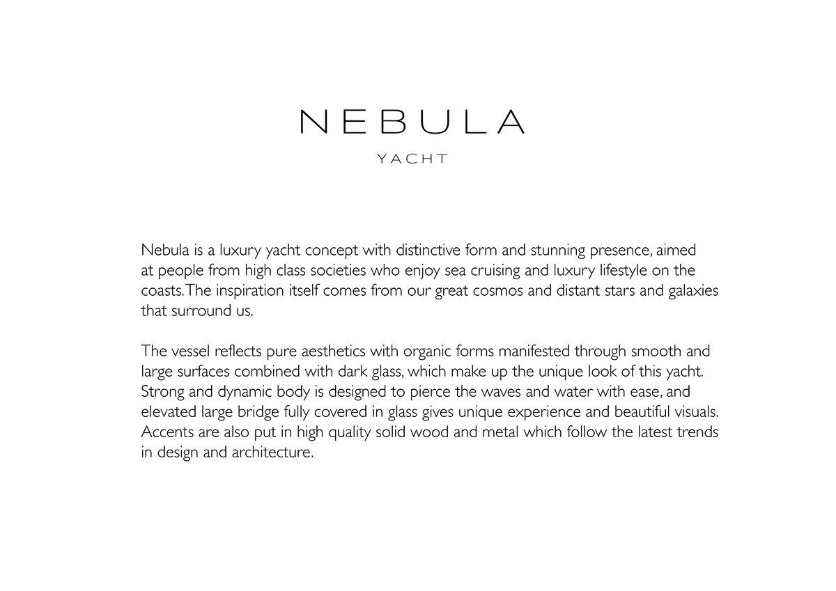 Yacht appreciation，Nebula，Super concept，yacht，