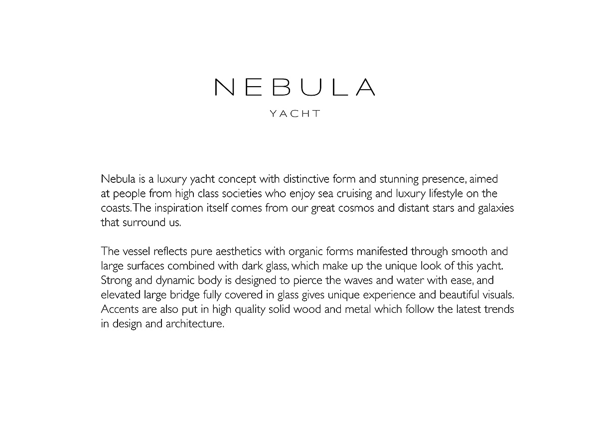 Yacht appreciation，Nebula，Super concept，yacht，