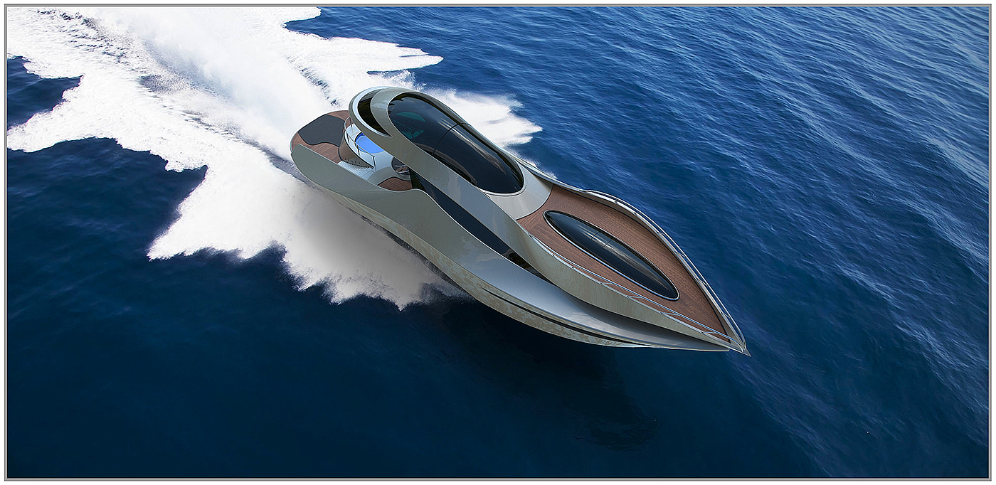 Yacht appreciation，Nebula，Super concept，yacht，