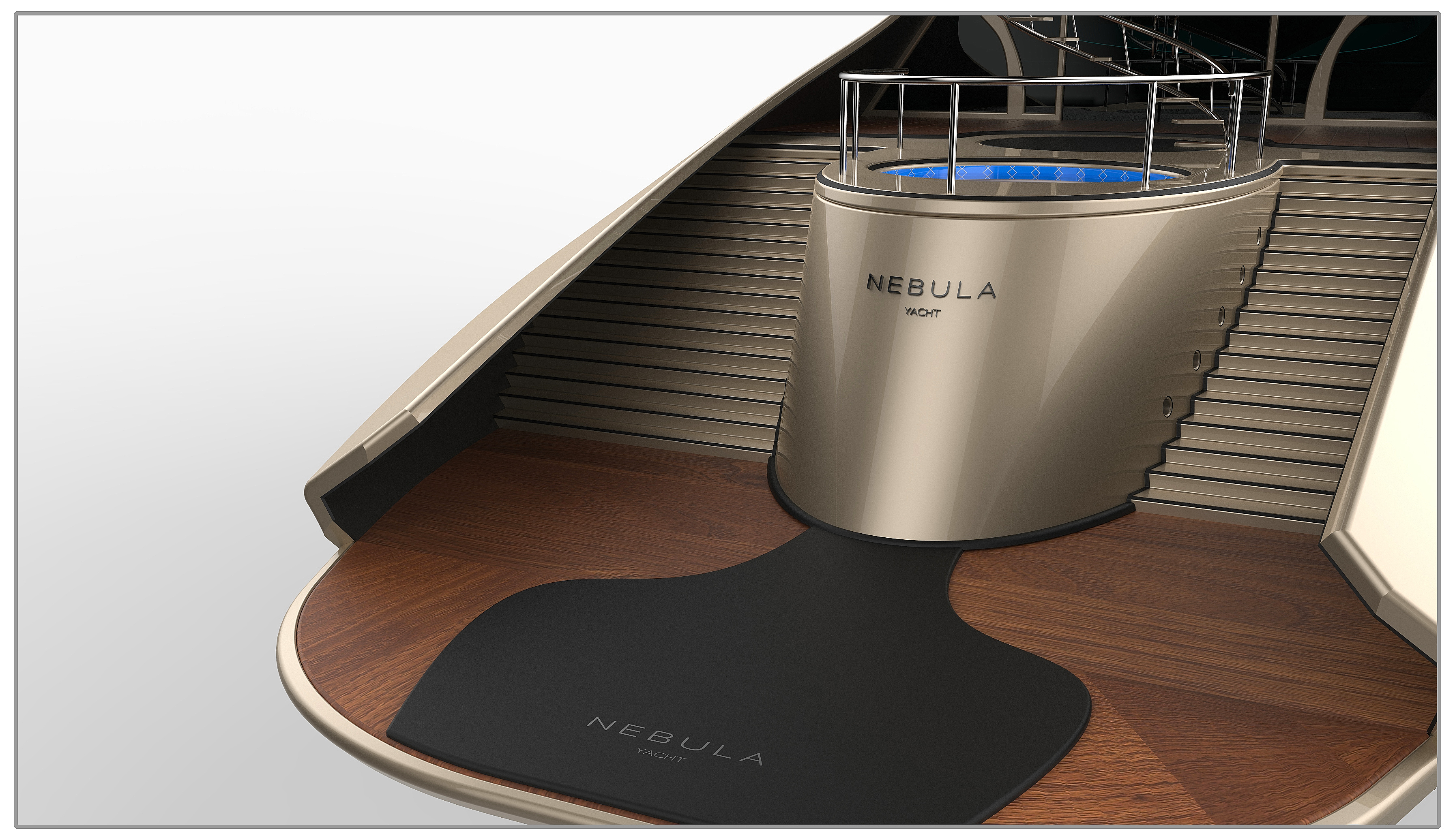 Yacht appreciation，Nebula，Super concept，yacht，