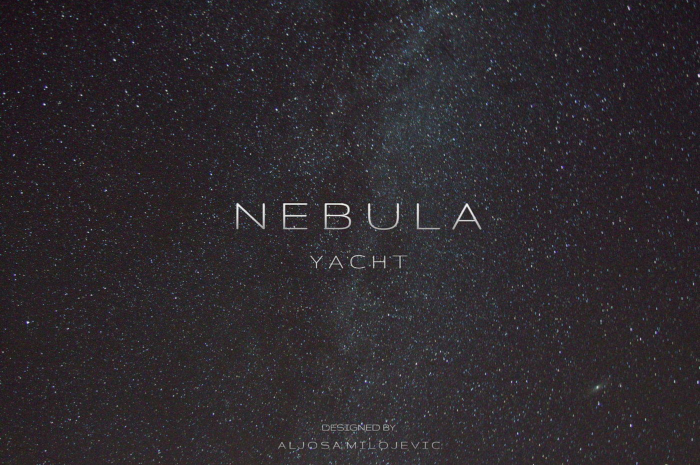 Yacht appreciation，Nebula，Super concept，yacht，