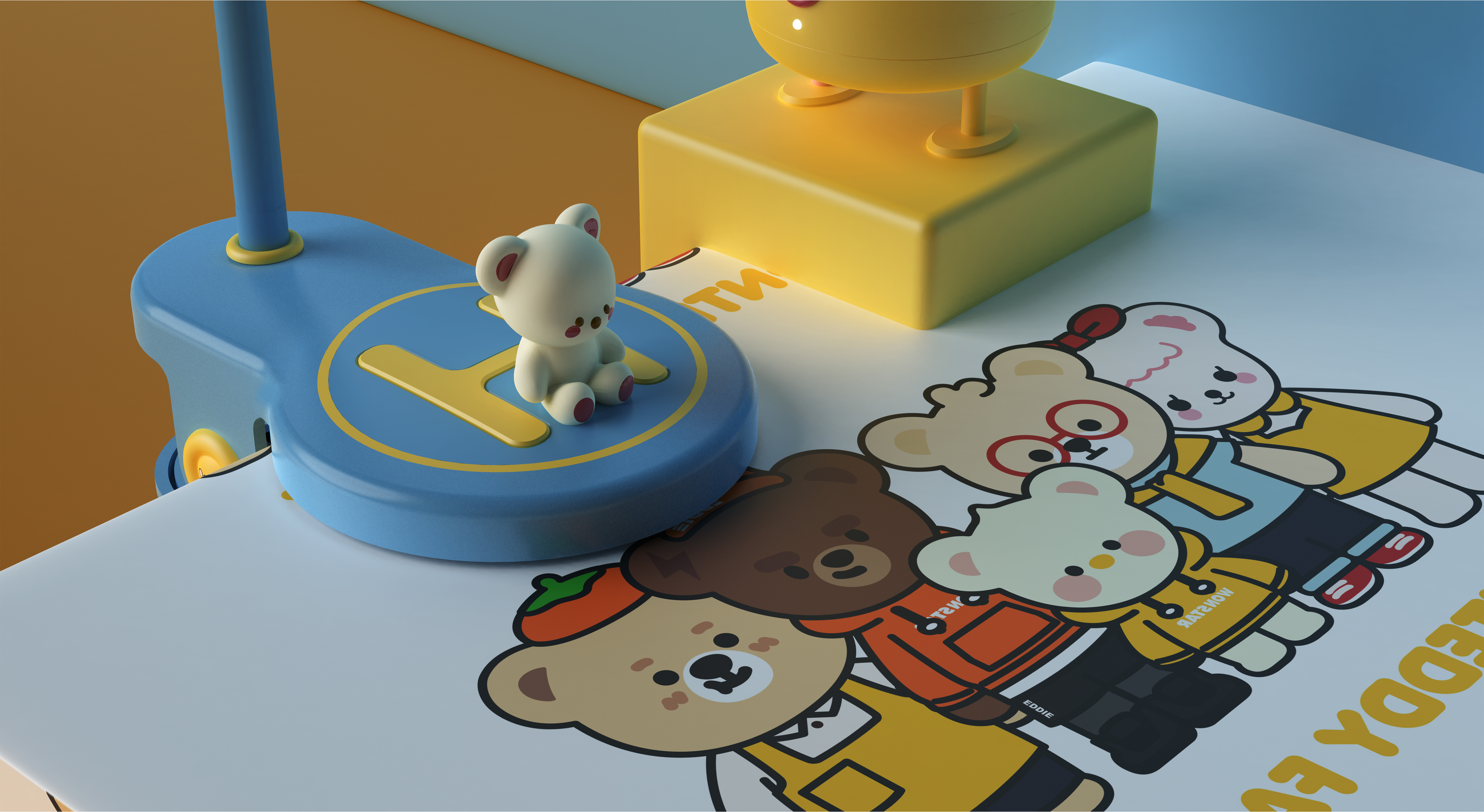 Bluetooth Speaker ，Clip table lamp，Night light，IP Product Family，lovely，Creative products，Life products，