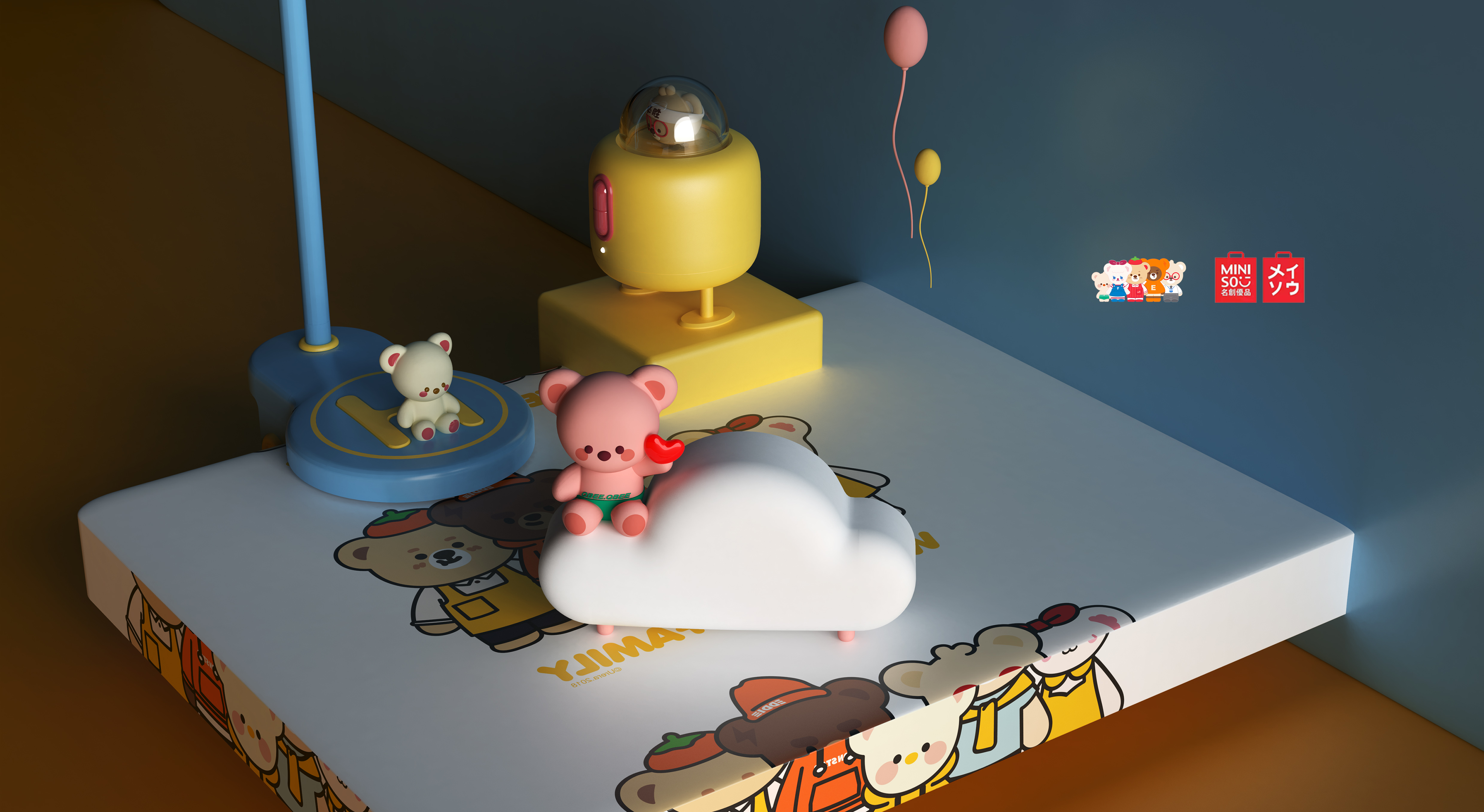 Bluetooth Speaker ，Clip table lamp，Night light，IP Product Family，lovely，Creative products，Life products，