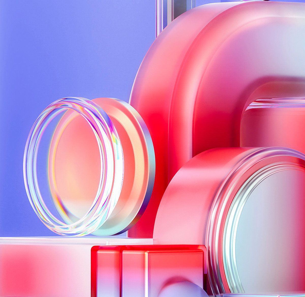 Rob Ju árez，Artwork，Glass products，Color art，