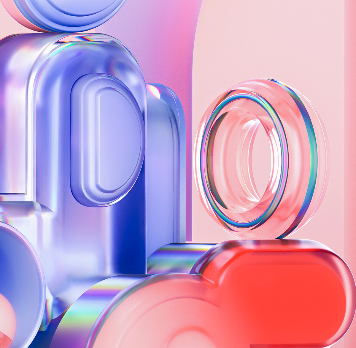 Rob Ju árez，Artwork，Glass products，Color art，