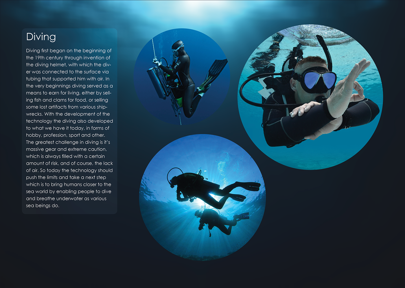 respirator，diving，conceptual design，outdoor sport，oxygen，